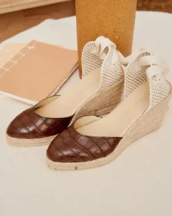 Polin et moi ALPARGATAS>Alpargata Piel Rania Marrón