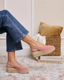 Polin et moi ALPARGATAS>Alpargata Plataforma Aureliane Rosa