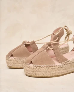 Polin et moi ALPARGATAS>Alpargata Serraje Aurora Taupe