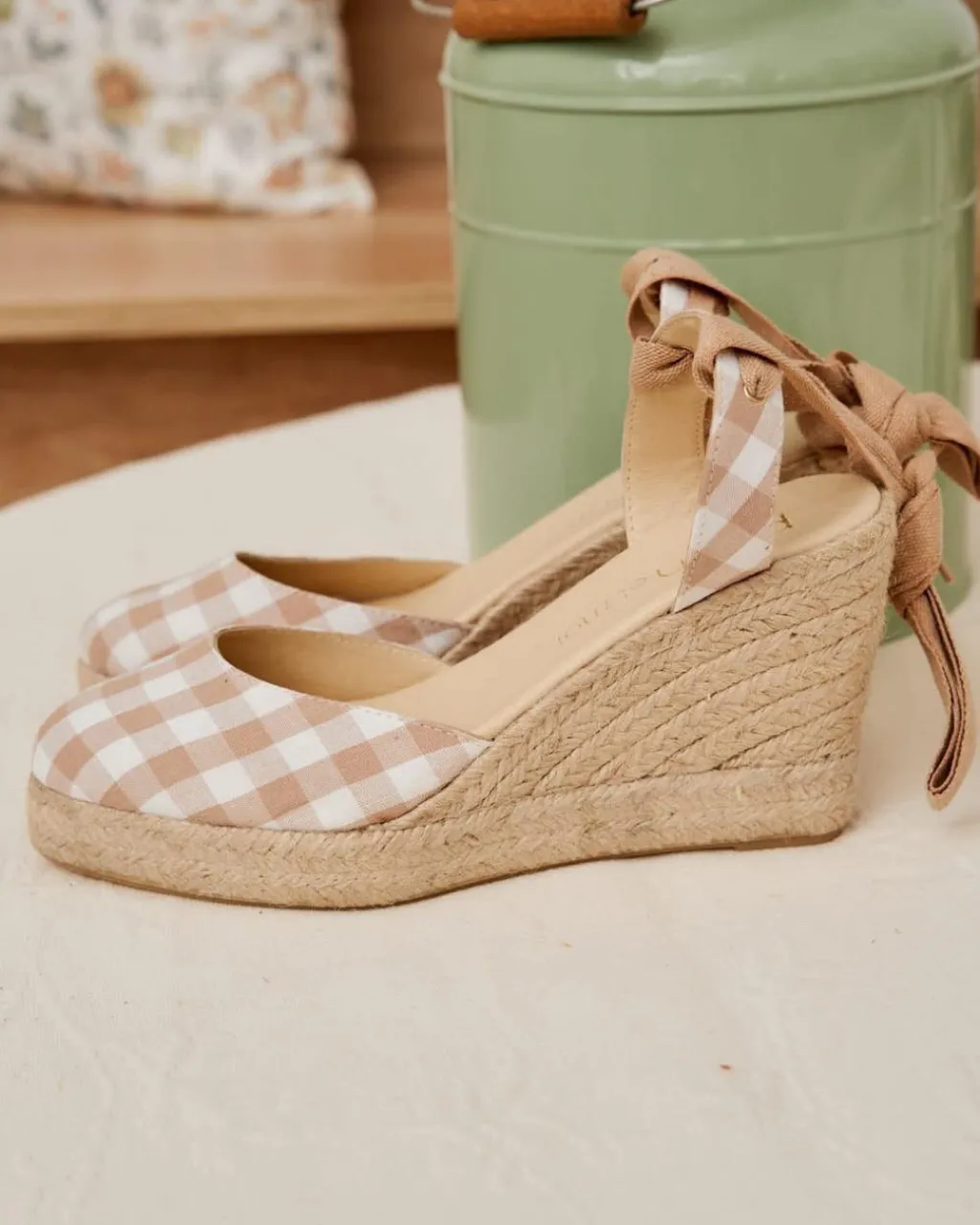 Polin et moi ALPARGATAS|FERIA>Alpargata Vichy Bimba Crudo