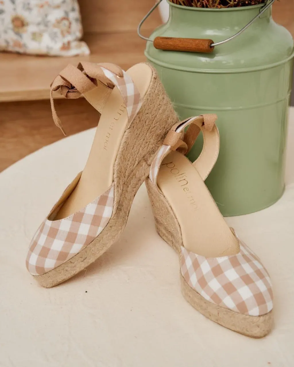 Polin et moi ALPARGATAS|FERIA>Alpargata Vichy Bimba Crudo