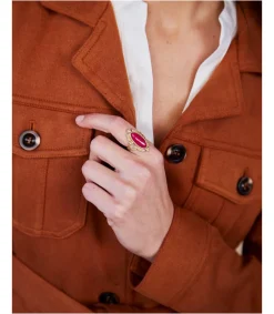 Polin et moi BISUTERÍA>Anillo Piedra Violeta Cereza