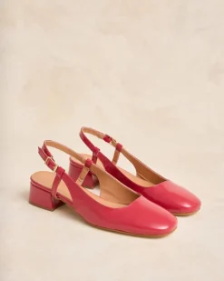 Polin et moi ZAPATOS DE TACÓN>Bailarina Charol Ceria cereza