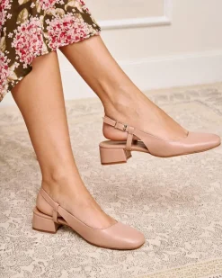 Polin et moi ZAPATOS DE TACÓN>Bailarina Destalonada Ceria Nude