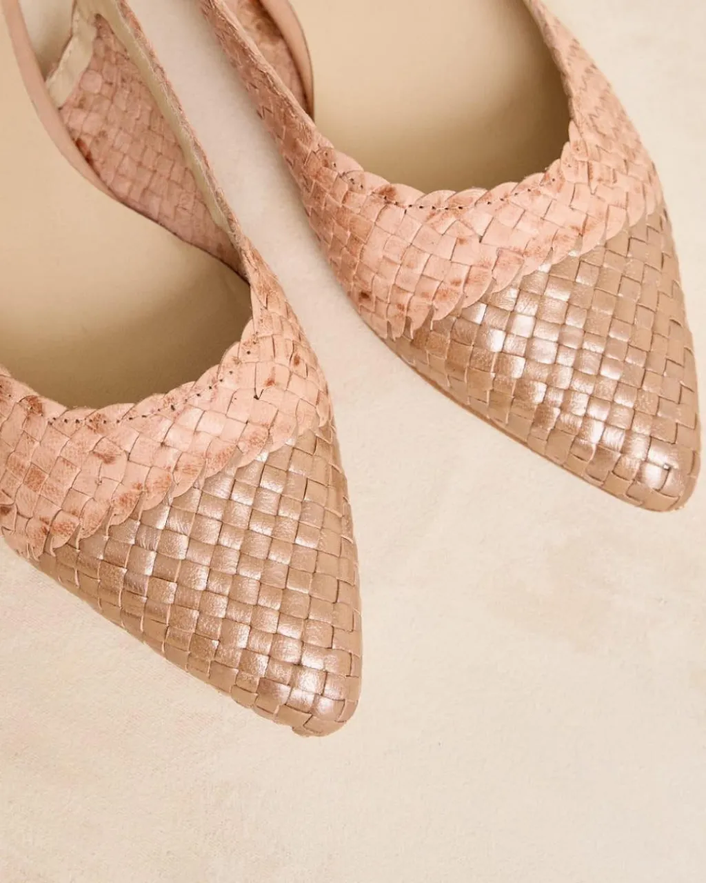 Polin et moi TRENZADOS|BAILARINAS>Bailarina Destalonada Milma beige