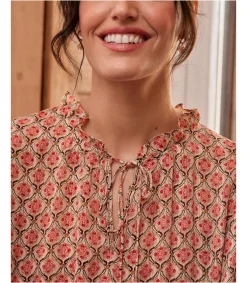 Polin et moi BLUSAS Y CAMISAS>Blusa Geométrica Soraia BEIGE