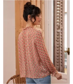 Polin et moi BLUSAS Y CAMISAS>Blusa Geométrica Soraia BEIGE