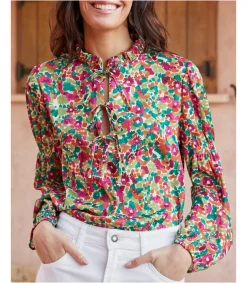 Polin et moi BLUSAS Y CAMISAS>Blusa Lazos Marria Verde esmeralda