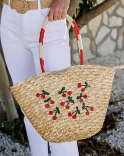 Polin et moi BOLSOS>Bolso Redondo Kia cereza