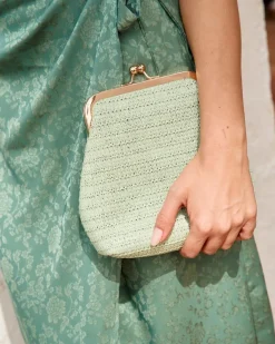 Polin et moi BOLSOS|COMPLEMENTOS>Bolso Saco Farina Menta