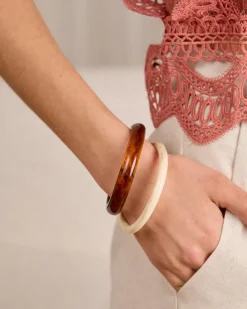 Polin et moi BISUTERÍA>Brazalete Doble Roima Marrón