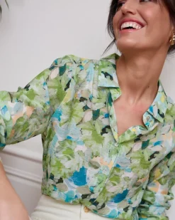 Polin et moi BLUSAS Y CAMISAS>Camisa Estampada Violet Lima