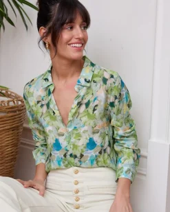 Polin et moi BLUSAS Y CAMISAS>Camisa Estampada Violet Lima