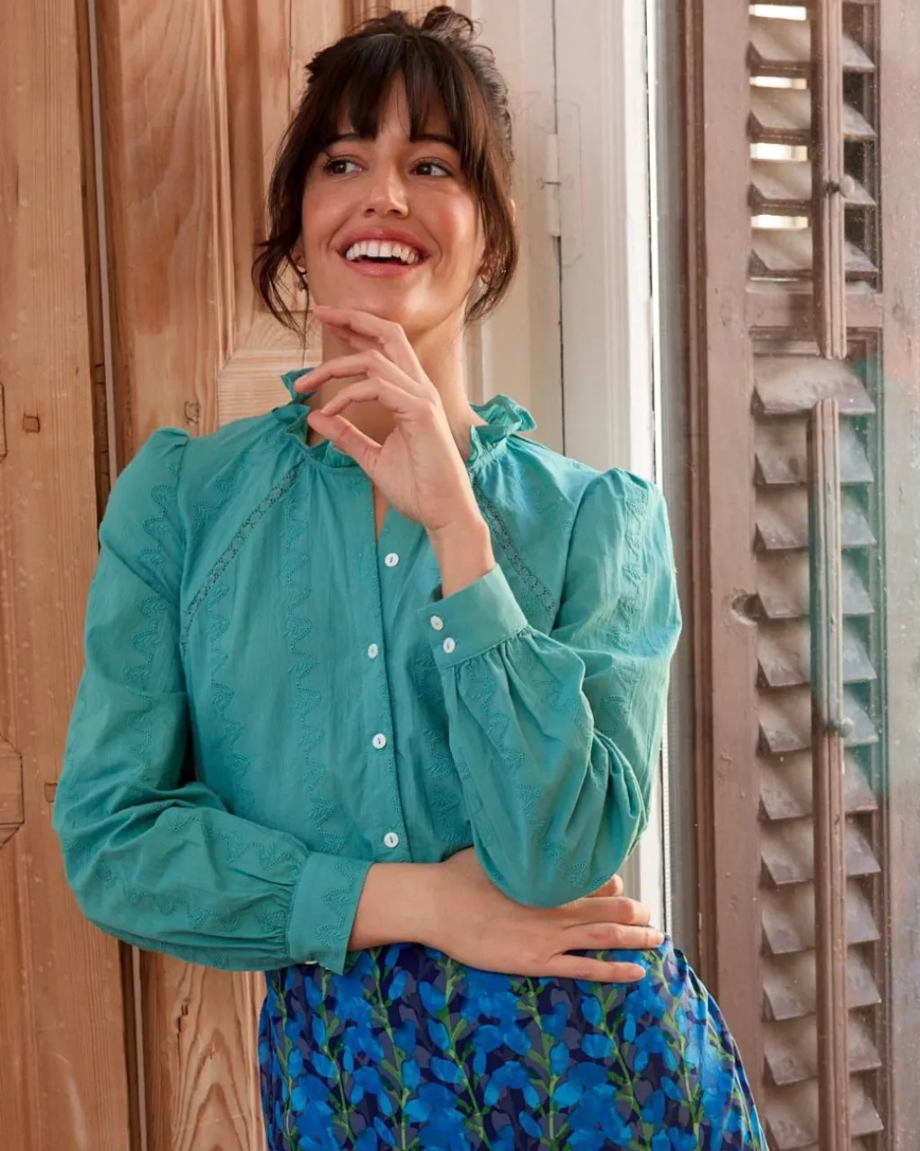 Polin et moi BLUSAS Y CAMISAS>Camisa Maoh Petrina PETROLEO