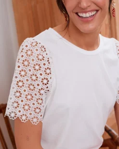 Polin et moi CAMISETAS Y TOPS>Camiseta Batista Dora BLANCO