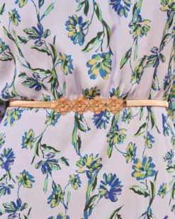 Polin et moi CINTURONES|COMPLEMENTOS>Cinturón Flores Victoria ORO
