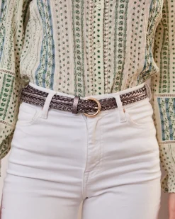 Polin et moi CINTURONES>Cinturón Trenzado Broncia Bronce