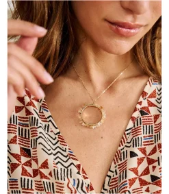 Polin et moi BISUTERÍA>Colgante Círculo Petrina Oro