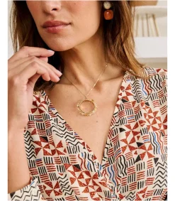 Polin et moi BISUTERÍA>Colgante Círculo Petrina Oro