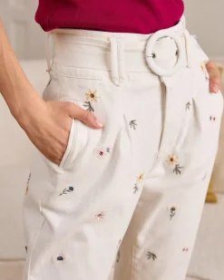 Polin et moi PANTALONES>Pantalón Vaquero Borda Crudo