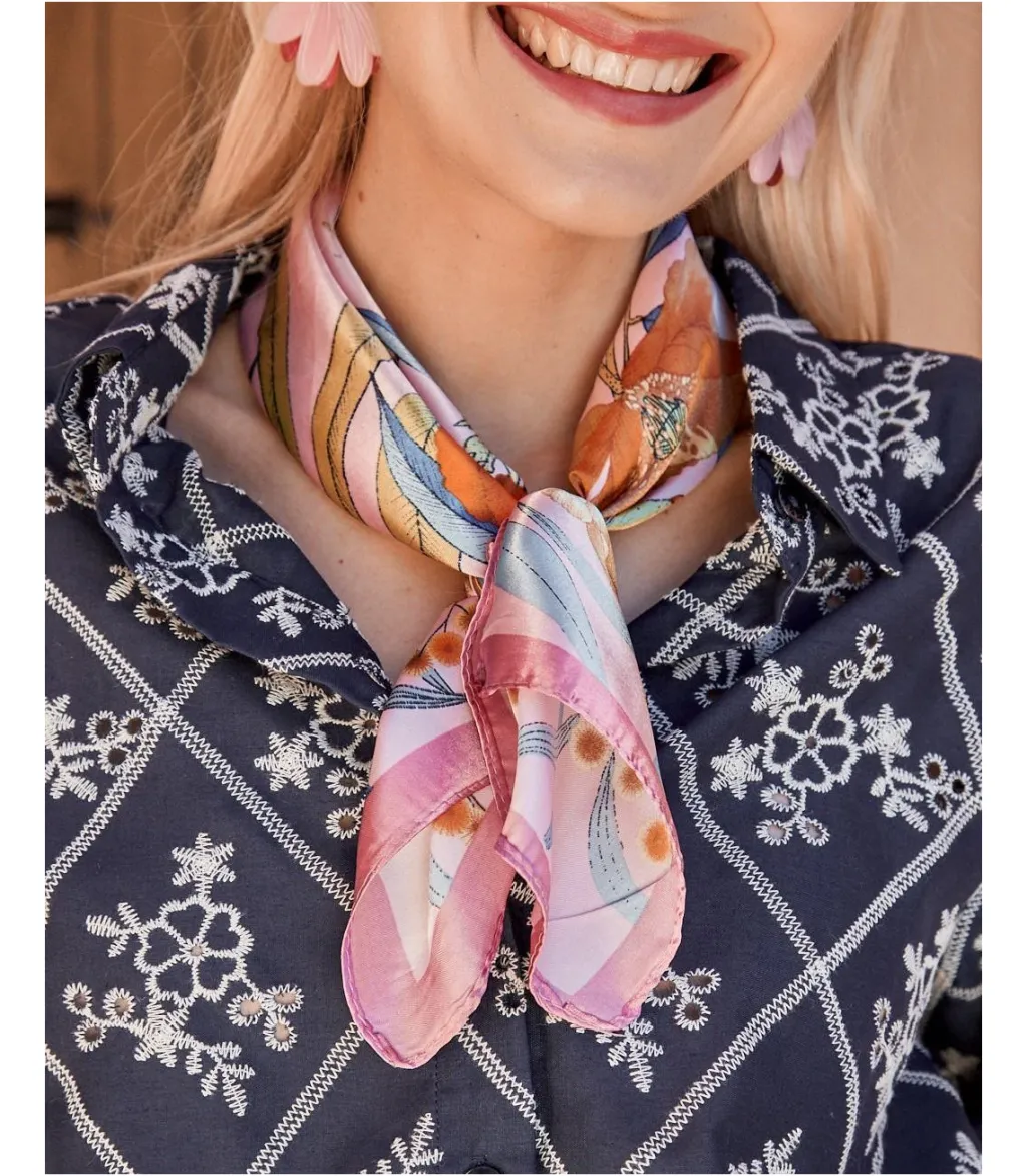 Polin et moi PAÑUELOS>Pañuelo Floral Amelia