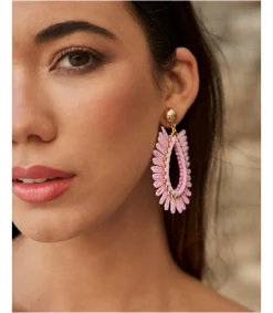 Polin et moi BISUTERÍA|COMPLEMENTOS>Pendiente Rafia Nora Lila