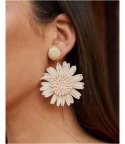 Polin et moi BISUTERÍA|COMPLEMENTOS>Pendiente Rafia Sol