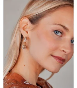 Polin et moi BISUTERÍA>Pendientes Aro Fátima BEIGE