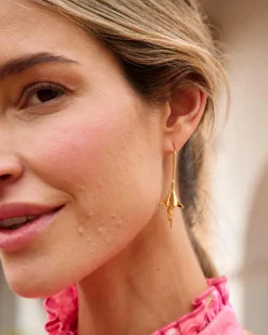 Polin et moi BISUTERÍA|COMPLEMENTOS>Pendientes Campana Adina Oro