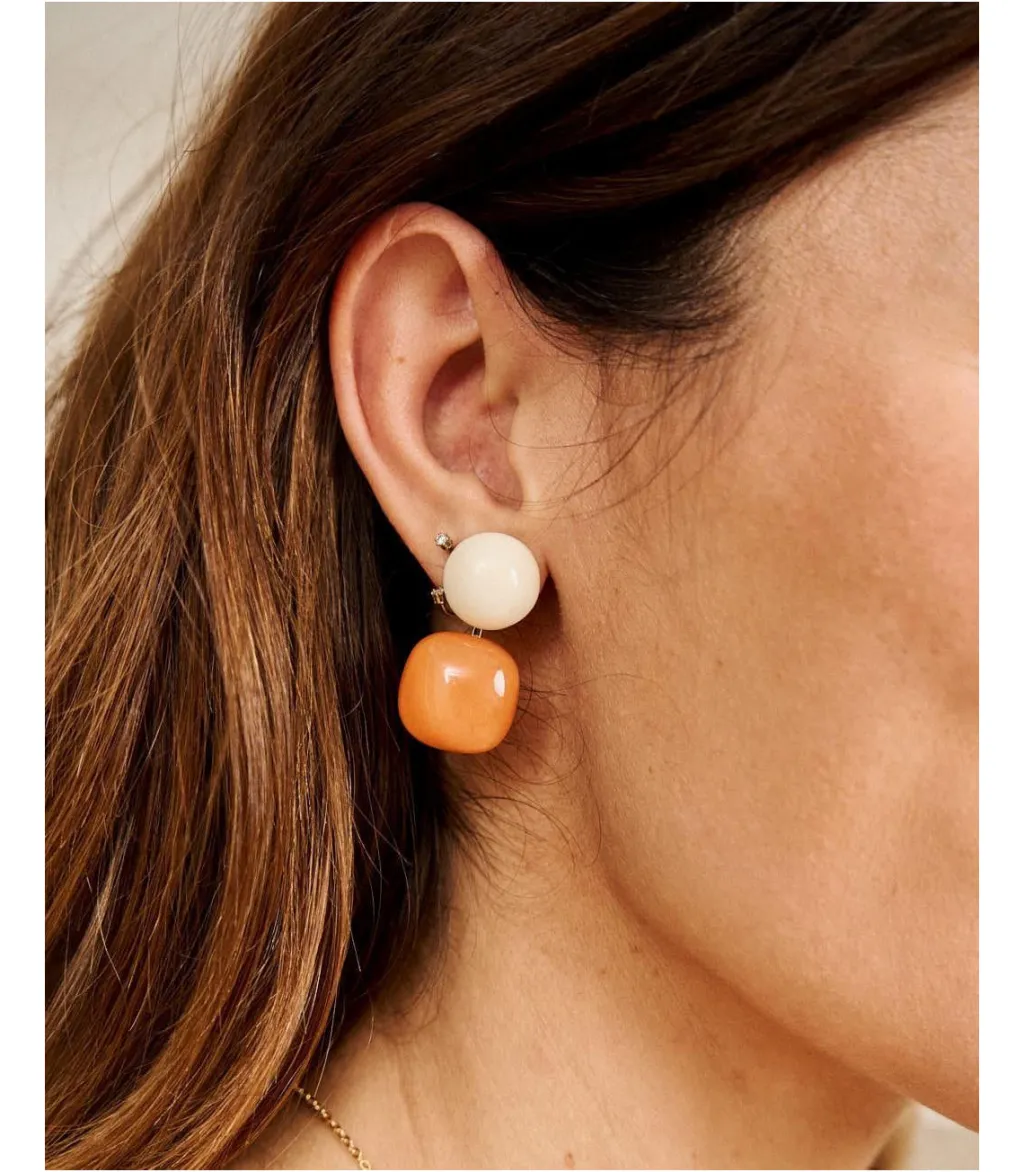 Polin et moi BISUTERÍA>Pendientes Carey Missy TEJA