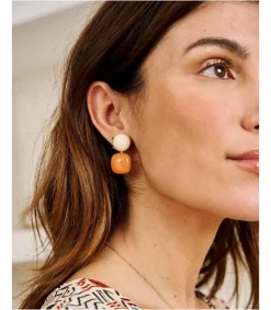 Polin et moi BISUTERÍA>Pendientes Carey Missy TEJA