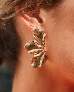 Polin et moi BISUTERÍA|FERIA>Pendientes Cortos Gabriela ORO