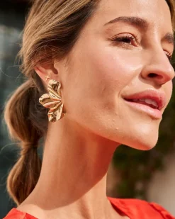 Polin et moi BISUTERÍA|FERIA>Pendientes Cortos Gabriela ORO