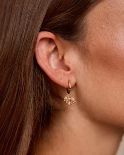 Polin et moi BISUTERÍA>Pendientes Pequeños Colmania BEIGE