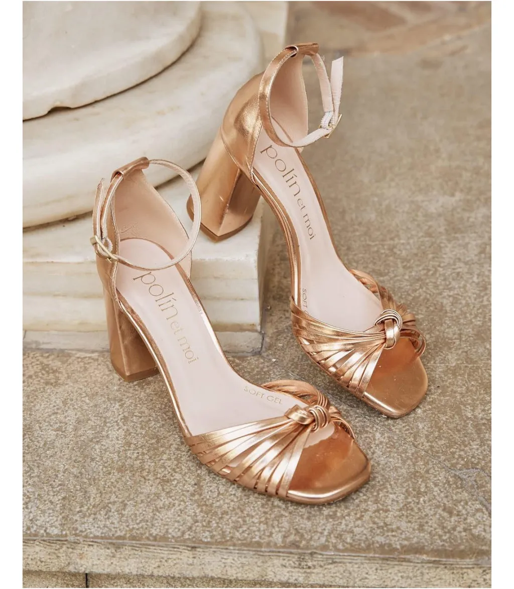 Polin et moi SANDALIAS|NOVIA>Sandalia Nudo Lula Oro