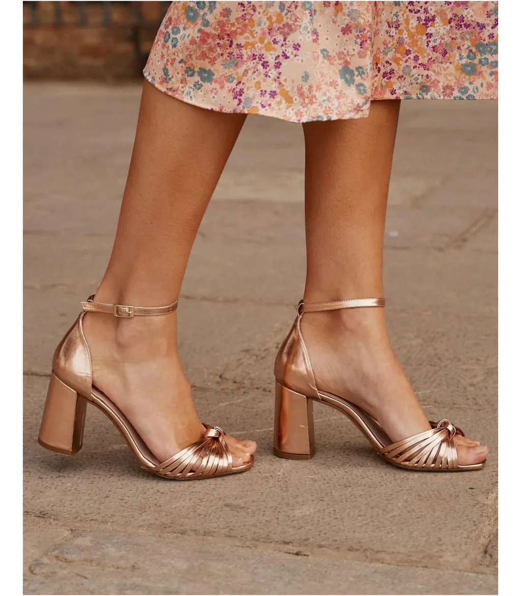 Polin et moi SANDALIAS|NOVIA>Sandalia Nudo Lula Oro