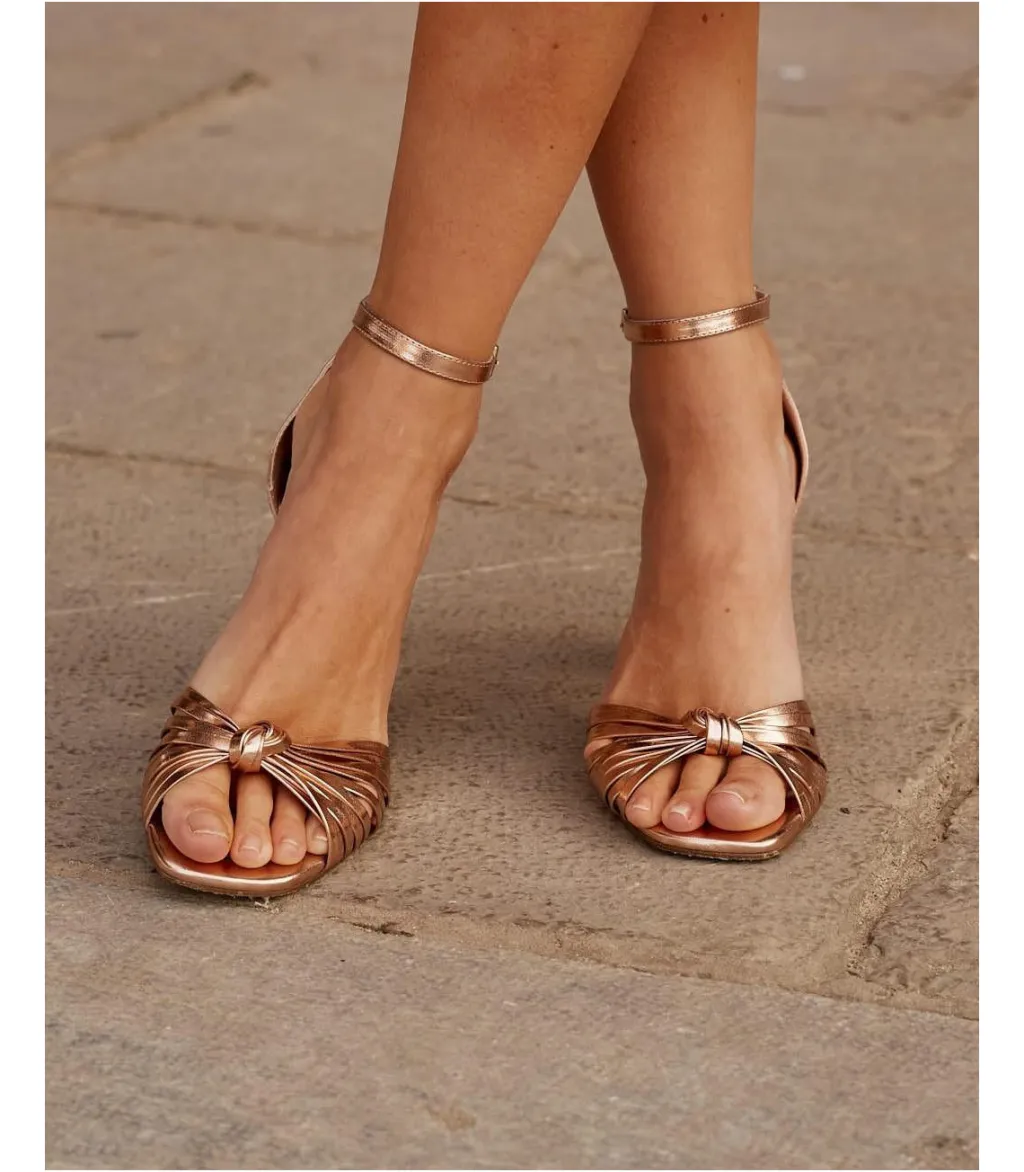 Polin et moi SANDALIAS|NOVIA>Sandalia Nudo Lula Oro