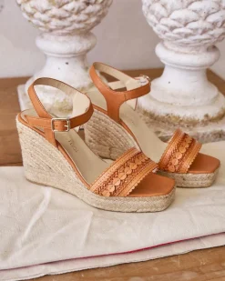 Polin et moi SANDALIAS>Sandalia Piel Elizabeth camel