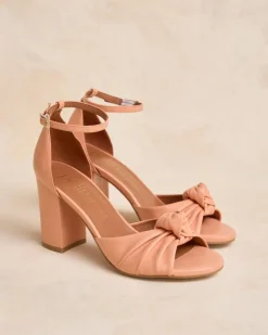 Polin et moi SANDALIAS|CALZADO>Sandalia Tacón Beni Melocoton