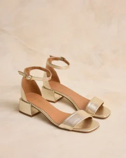 Polin et moi SANDALIAS|FERIA>Sandalia Tacón Plania Oro