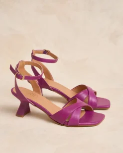 Polin et moi SANDALIAS>Sandalia Tacón Vima buganvilla