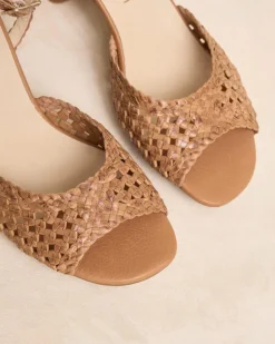 Polin et moi TRENZADOS|SANDALIAS>Sandalia Trenzada Cibina camel