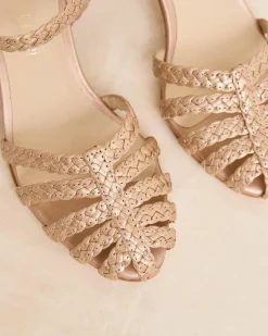Polin et moi TRENZADOS|SANDALIAS>Sandalia Trenzada Lilima Oro