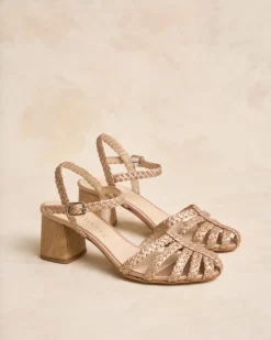 Polin et moi TRENZADOS|SANDALIAS>Sandalia Trenzada Lilima Oro