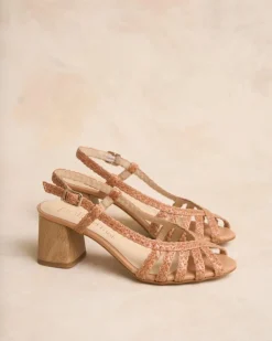 Polin et moi TRENZADOS|SANDALIAS>Sandalia Trenzada Mayali camel