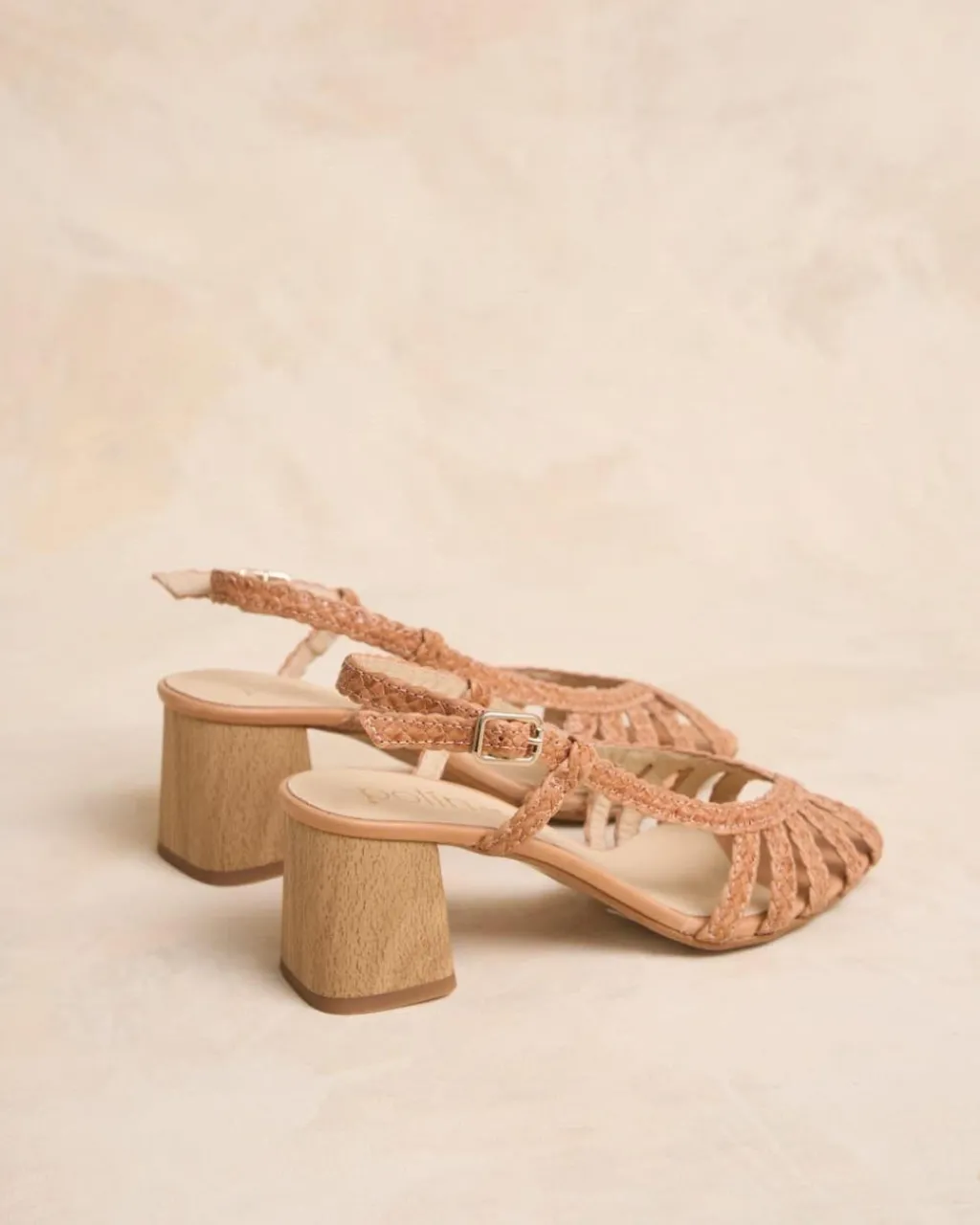 Polin et moi TRENZADOS|SANDALIAS>Sandalia Trenzada Mayali camel