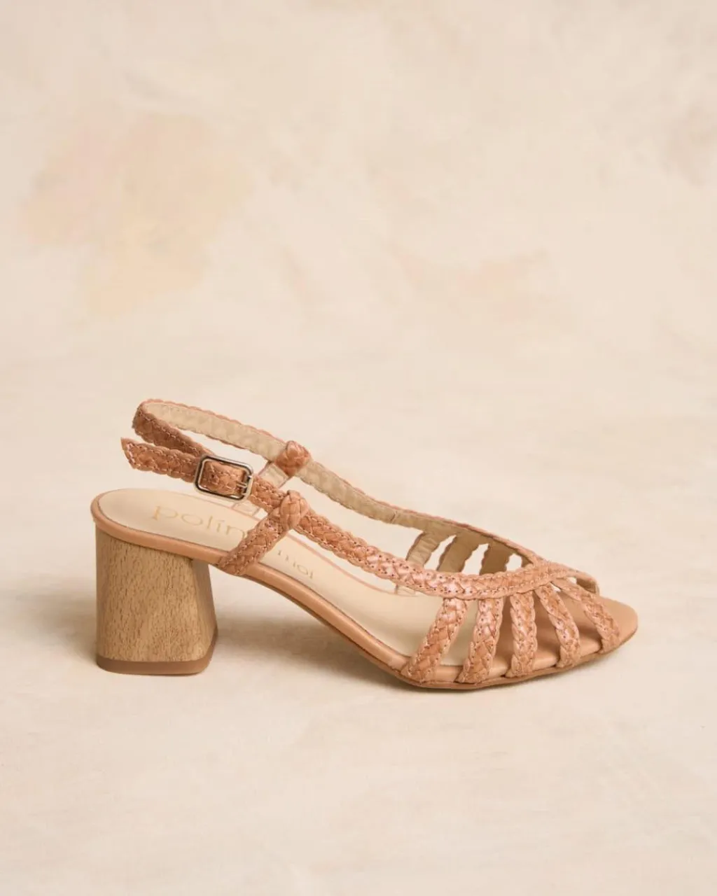 Polin et moi TRENZADOS|SANDALIAS>Sandalia Trenzada Mayali camel