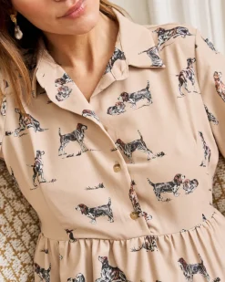 Polin et moi VESTIDOS Y MONOS>Vestido Babydoll Zaira Beige