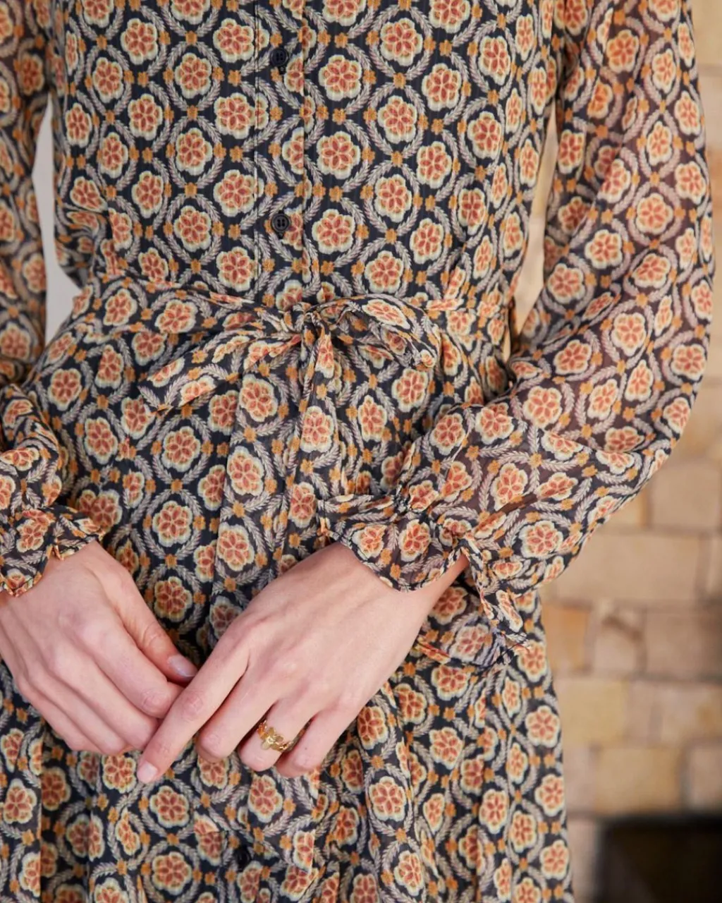 Polin et moi VESTIDOS Y MONOS>Vestido Corto Camila ocre