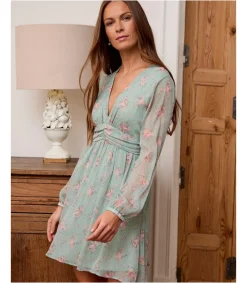 Polin et moi VESTIDOS Y MONOS>Vestido Corto Emmaella Eucalipto